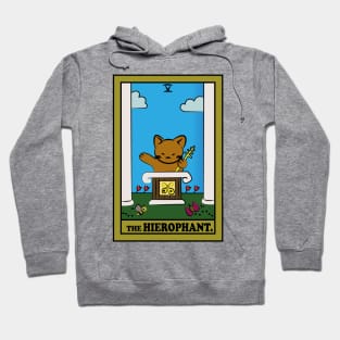 TAROT CARDS | THE HIEROPHANT. | CAT Hoodie